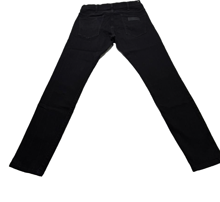 Wrangler Men's Bryson Jeans Black Relaxed Straight Fit Size 30 Denim