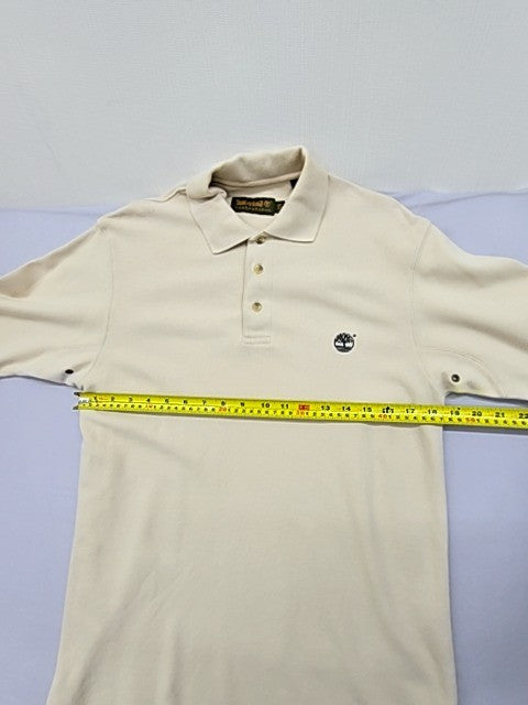Timberland Men's Beige Weather Gear Polo Shirt XS Short Sleeve Cotton