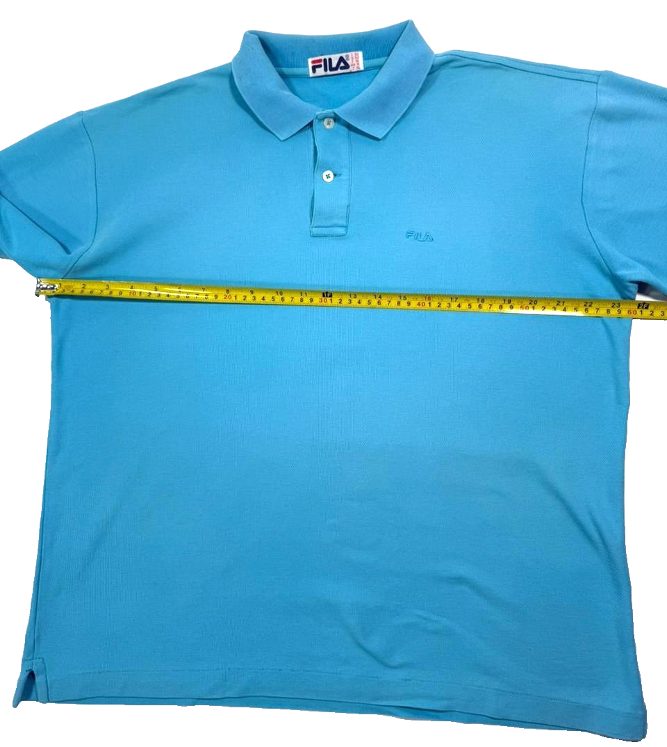 Fila Polo Shirt In A Light Blue For Men - Size M