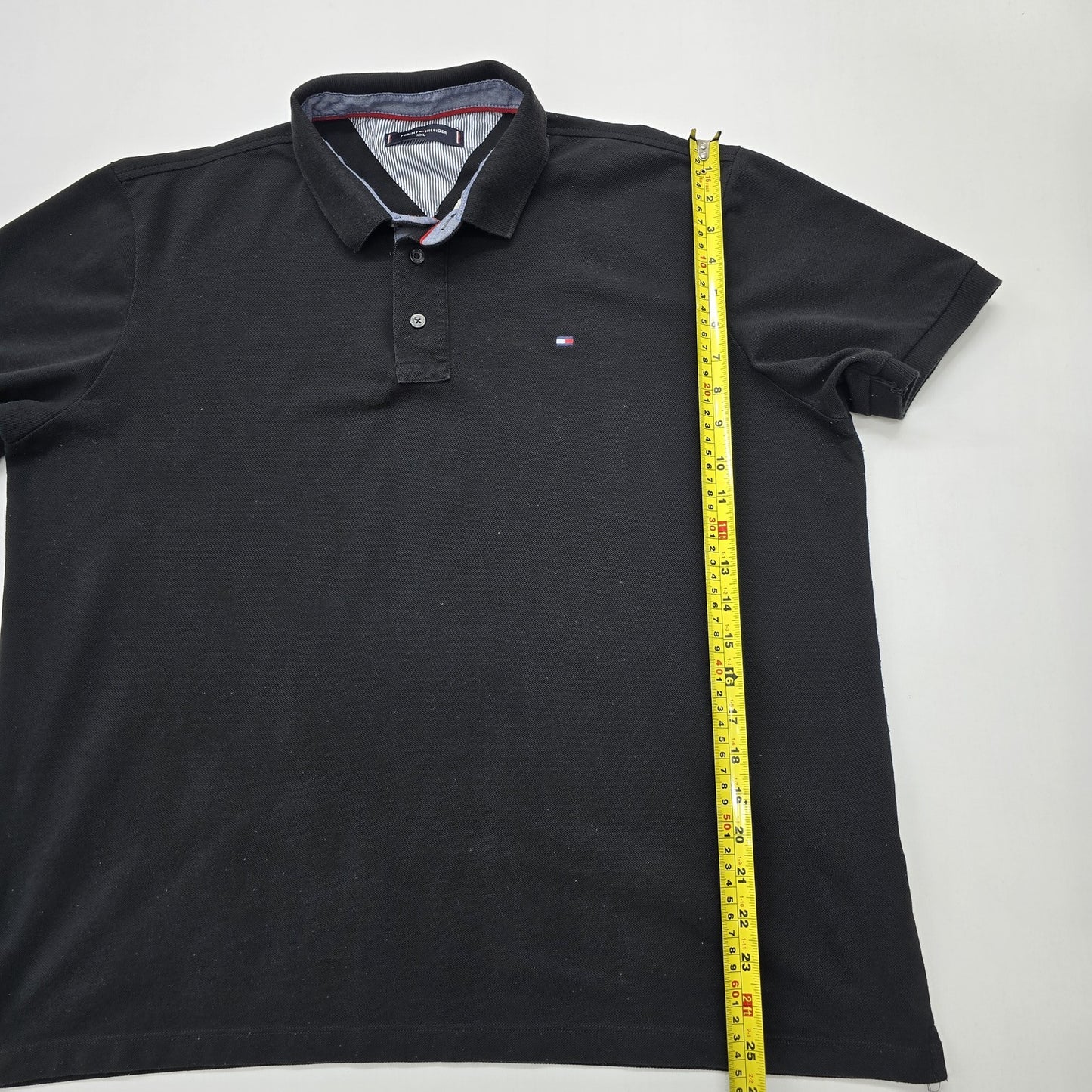 Tommy Hilfiger Men Black Polo Shirt size XXL product image 8