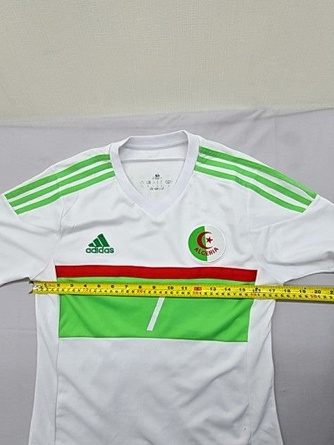 Adidas Men's White Short Sleeve Climalite Jersey Sports Crewneck