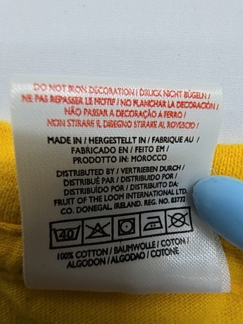 Fruit of the Loom Men Yellow T-Shirt size L product image 7
