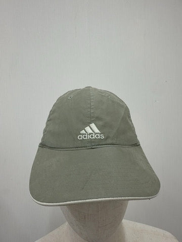 Adidas Unisex Olive Green Bucket Hat Size One Adjustable Strap Canvas NEW