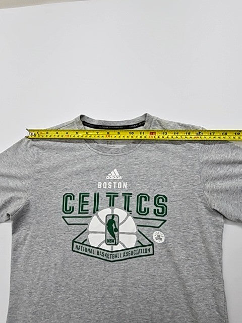 Adidas Unisex Boston Celtics Gray Basketball T-Shirt Women's S