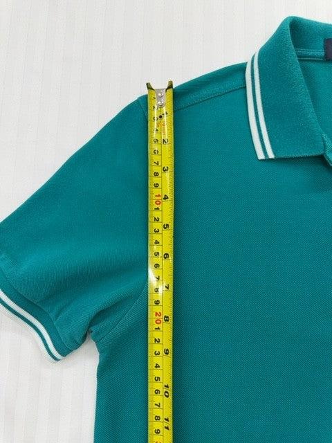 Fred Perry Men's Teal Twin Tipped Polo Shirt Size S