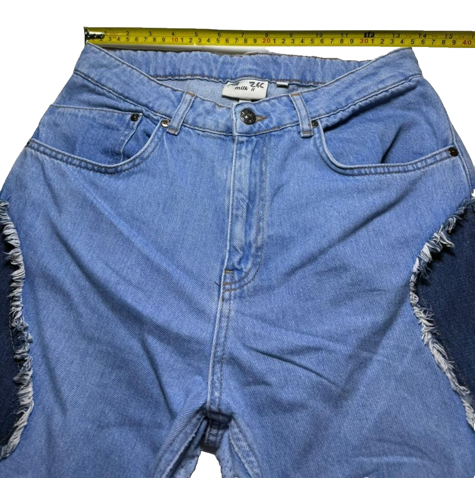 Milk It Women's Navy And Blue Jeans | Size: 28