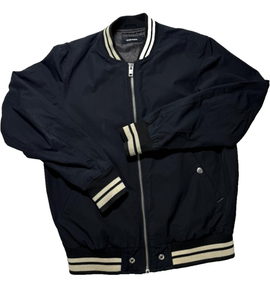 Diesel Men's Multicolor Jacket – Size L, Logo, Embroidered – Ref 189F4