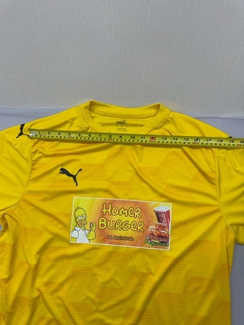 Puma Men's Soccer Jersey Yellow XXL Short Sleeve