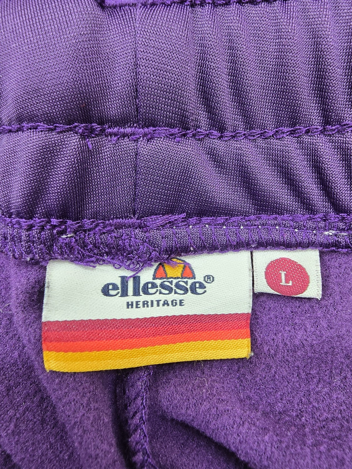 Ellesse Heritage Women's Purple Striped Track Pants L