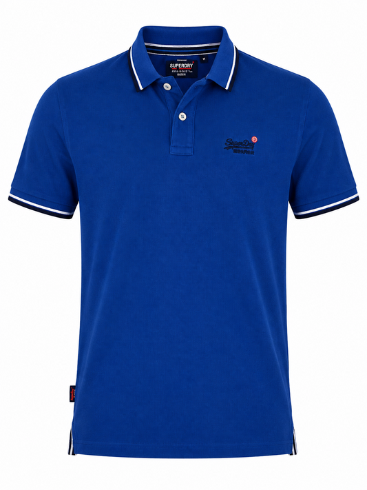 Superdry Men Blue Polo Shirt size M product image 2