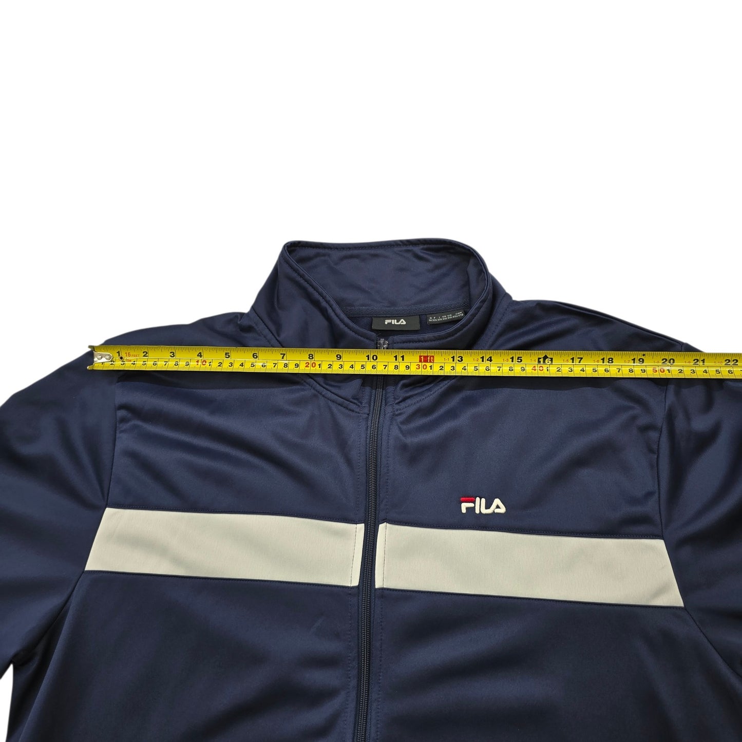 FILA Men's Settanta Navy Track Jacket Size XL Full Zip Vintage