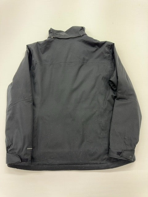 Columbia Men Charcoal Omni-Heat Parka Jacket XL Midweight Zipper