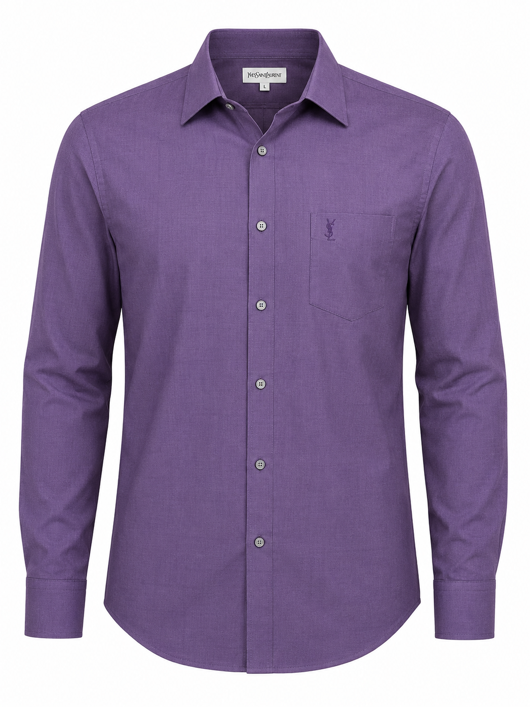 YSL Men Purple Shirt size L product image 2