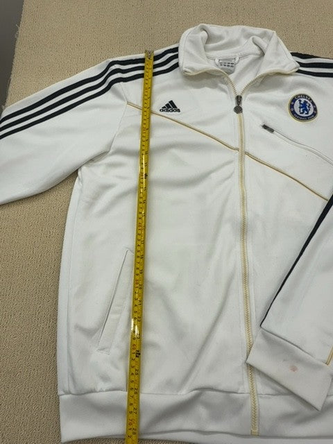 Adidas Men's White Chelsea FC Track Jacket XL