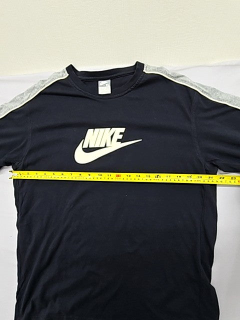 Nike Unisex Long Sleeve Striped Fleece Sweatshirt Black XL