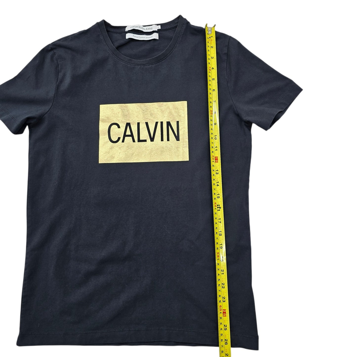 Calvin Klein Women Black T-Shirt size L product image 8