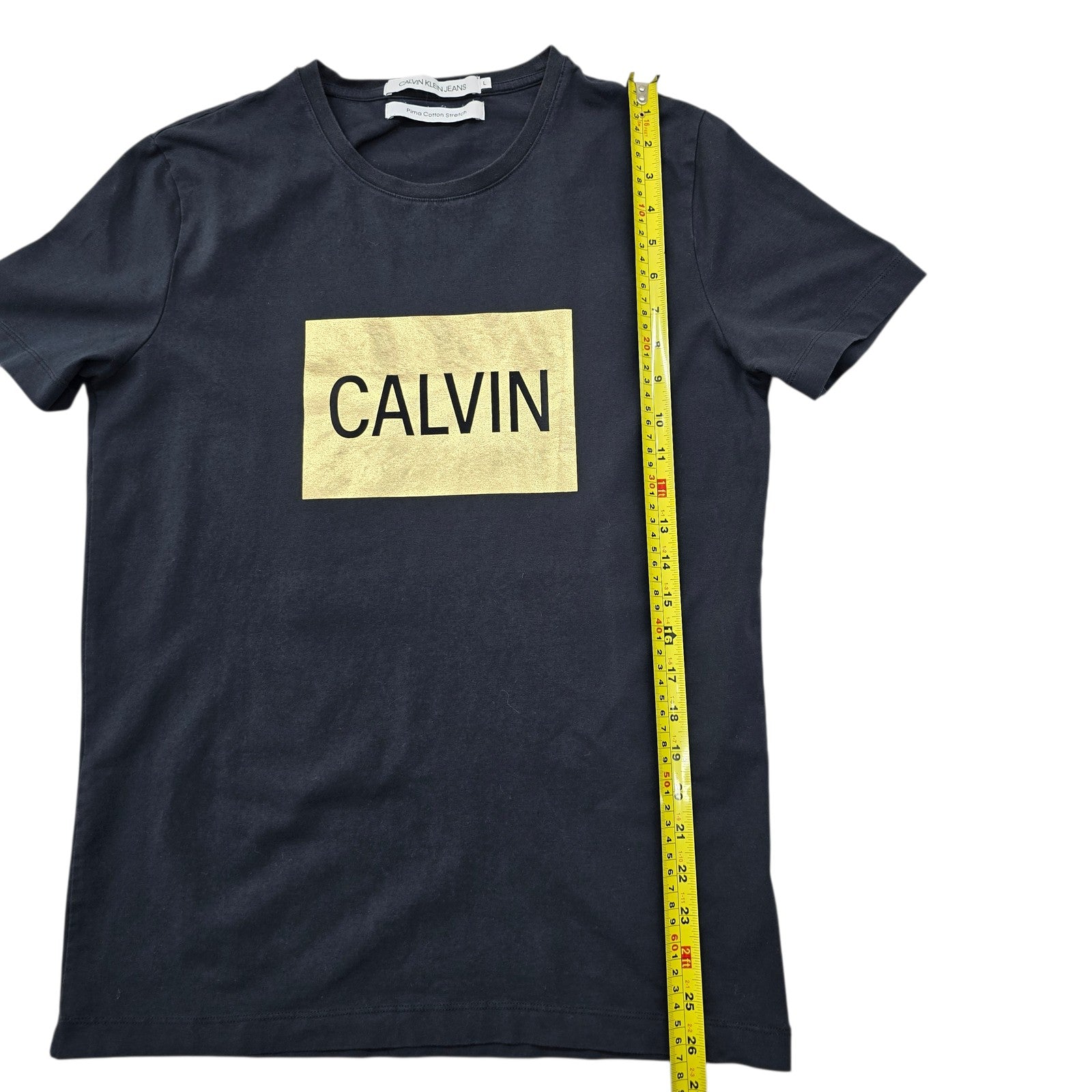 Calvin Klein Women Black T-Shirt size L product image 8