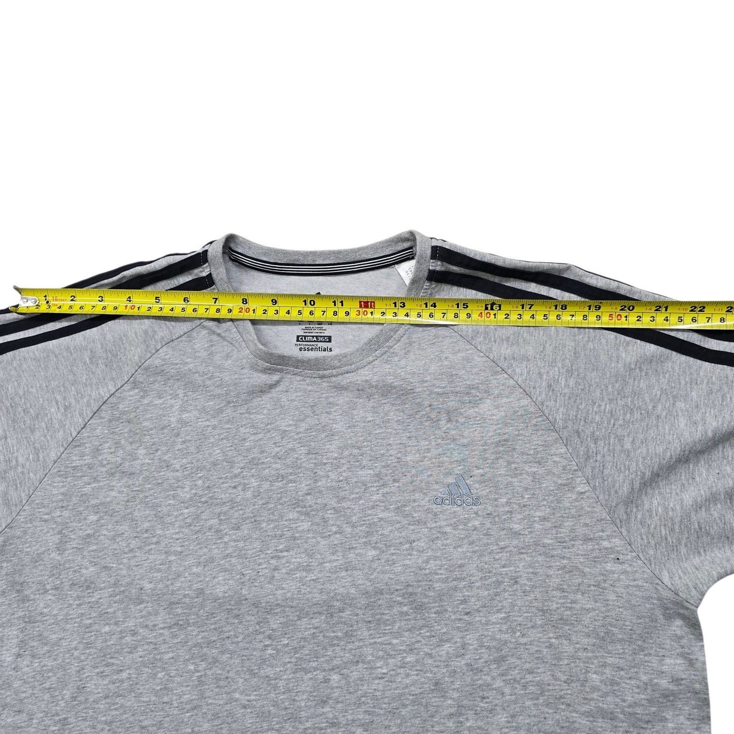 Adidas Men's Grey Clima365 Running T-Shirt Size L Moisture Wicking