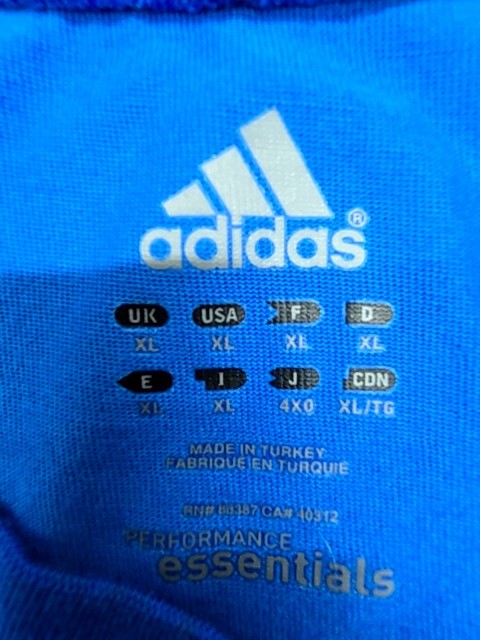 Adidas Men's Blue AEROREADY T-Shirt XL Regular RH8937