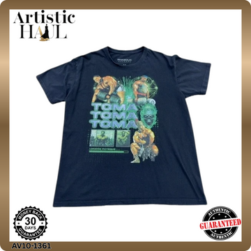 Anabolic Apparel Toma Men's Black Oversized T-Shirt M Cotton