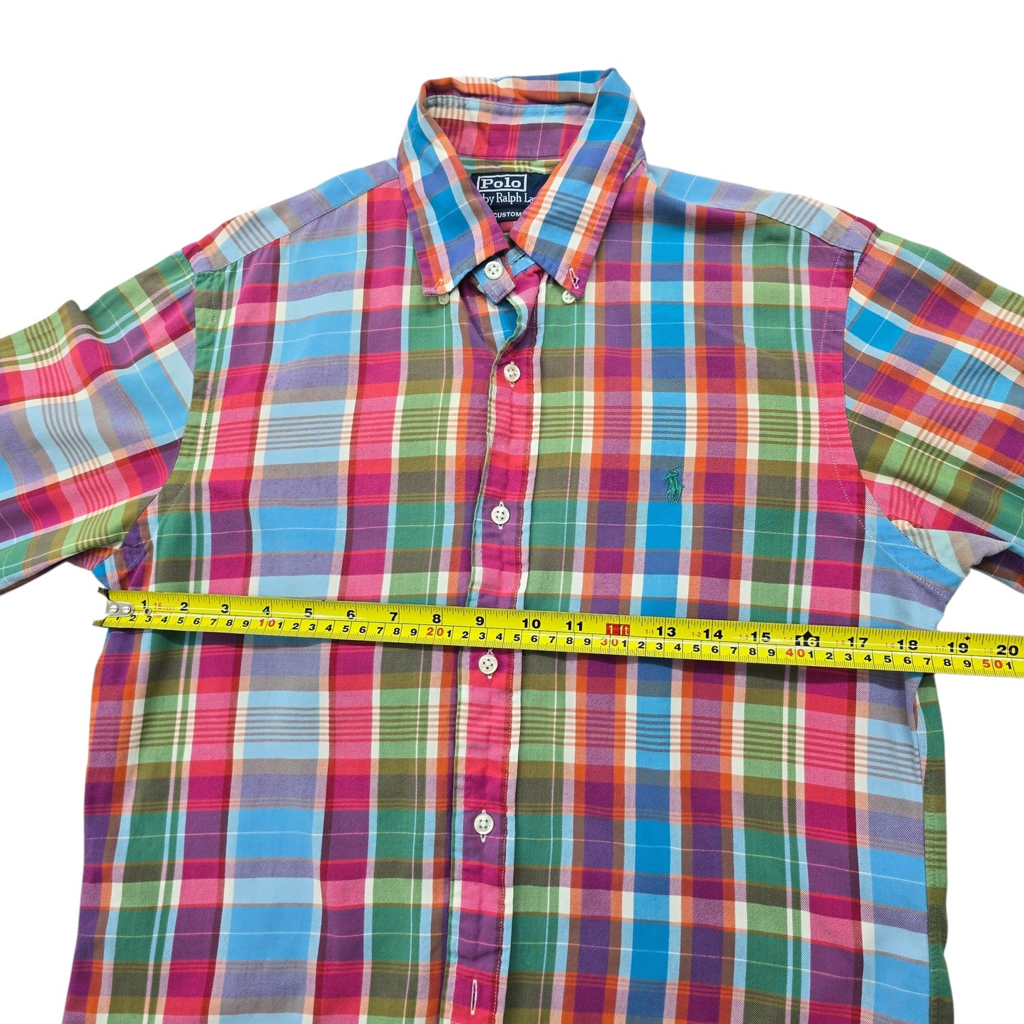 Polo Ralph Lauren Men's Multicolor Shirt – Size S, Plaid, Long Sleeve