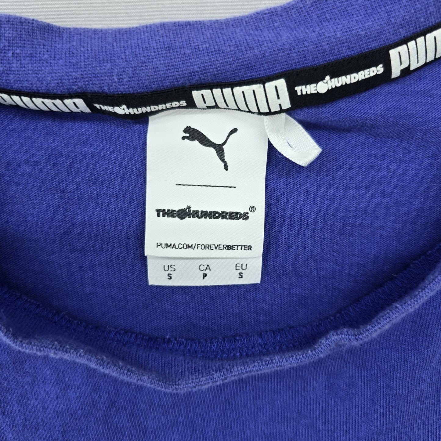 Puma Men's Navy Puma x The Hundreds T-Shirt Size S
