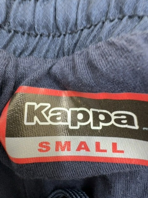 Kappa Men's Navy Blue Track Pants Small Polyester Drawstring