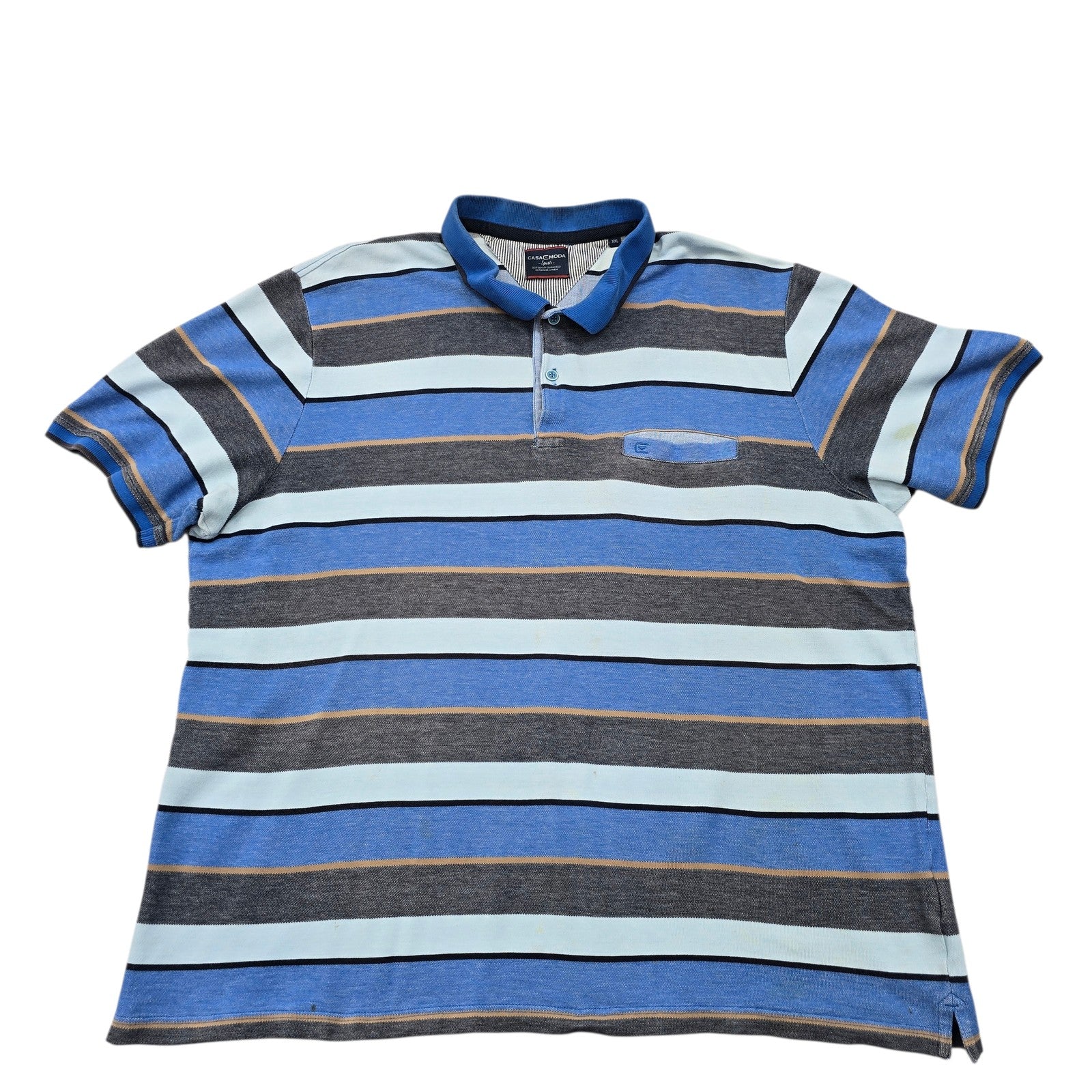 CASAMODA Boys Blue Polo Shirt size XL product image 1
