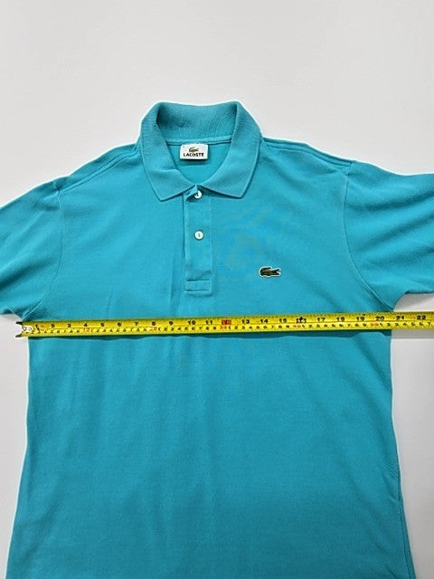 Lacoste Men's Turquoise Polo Shirt Size 4