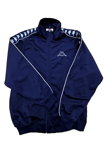 Kappa Men's Navy Blue Activewear Track Jacket XL