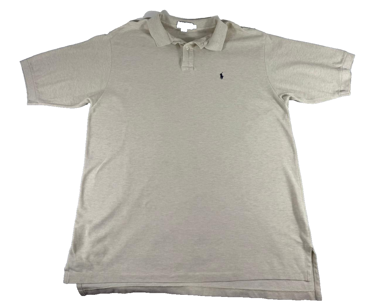 Polo Ralph Lauren Men's Beige Polo Shirt Size XXL Short Sleeve