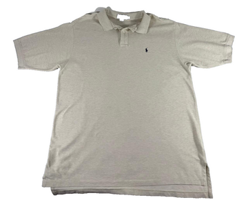 Polo Ralph Lauren Men's Beige Polo Shirt Size XXL Short Sleeve