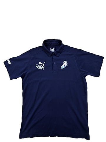 Puma Men's Navy Blue Polo Shirt M 4-Way Stretch UV 655310-06
