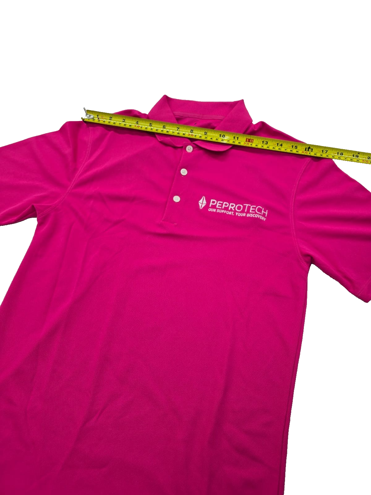 Nike Dri Fit Polo Shirt Pink Logo Embroidered XS Short Sleeve Vietnam