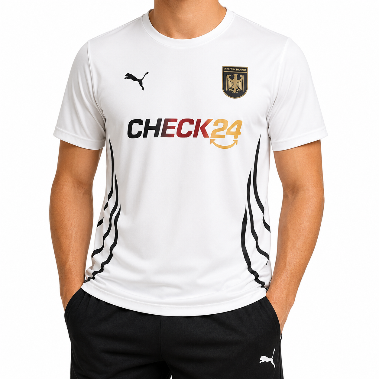 Puma Men White Shirt size XL product image 1