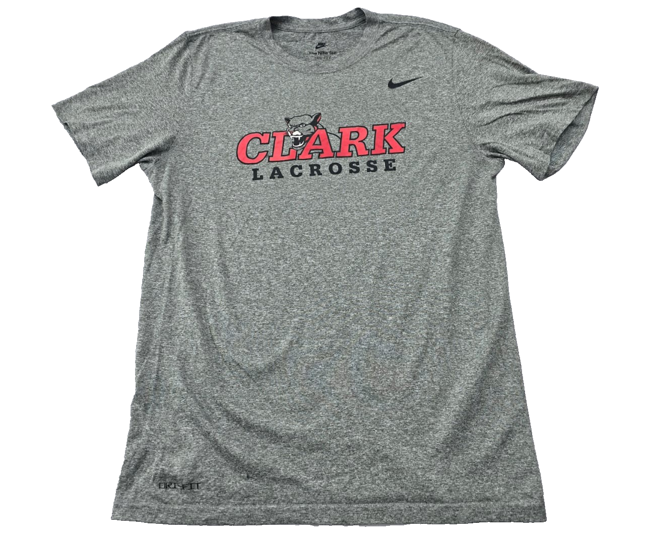 Nike Men's Dri-FIT Grey Lacrosse T-Shirt Size M The Nike Tee
