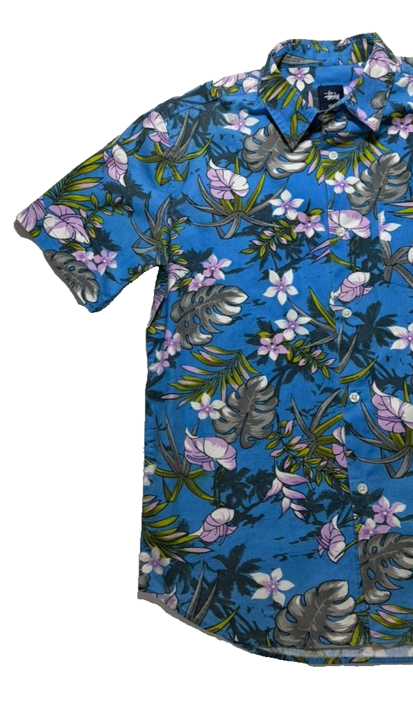 Stussy Aloha Shirt Short Sleeve Shirt M
