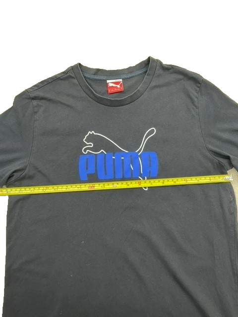 Puma Grey Crewneck Short Sleeve T-Shirt Men's M Sportslifestyle