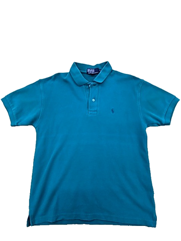Polo Ralph Lauren Turquoise Polo Shirt S Short Sleeve Cotton