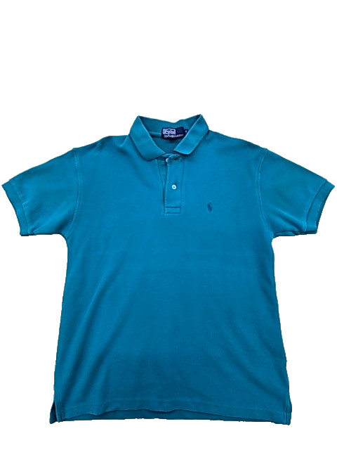 Polo Ralph Lauren Turquoise Polo Shirt S Short Sleeve Cotton