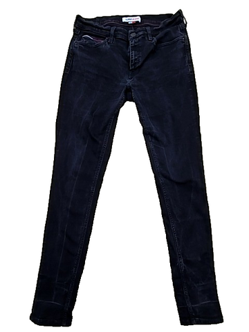 Tommy Jeans Women's Black Skinny Jeans Size 31x32 Stretch