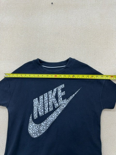 Nike Women's Navy Oversized Fleece Sweatshirt Size M