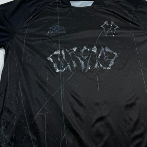 Umbro X Bott 2023 Soccer Jersey Black Graphic Print Men's Size L Rare Gorpcore