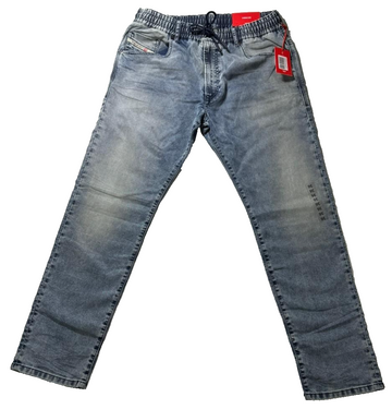 Diesel D-Krooley Jogg Jeans Men Blue Wash Slim Fit Stretch Denim Pan W36 L32