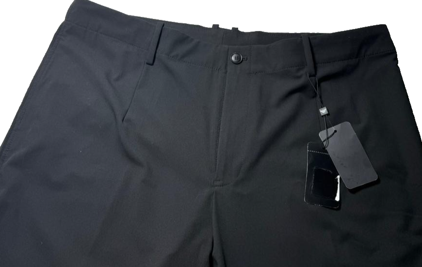 Emporio Armani Men's Black Tailored Dress Pants Size 54 Premium