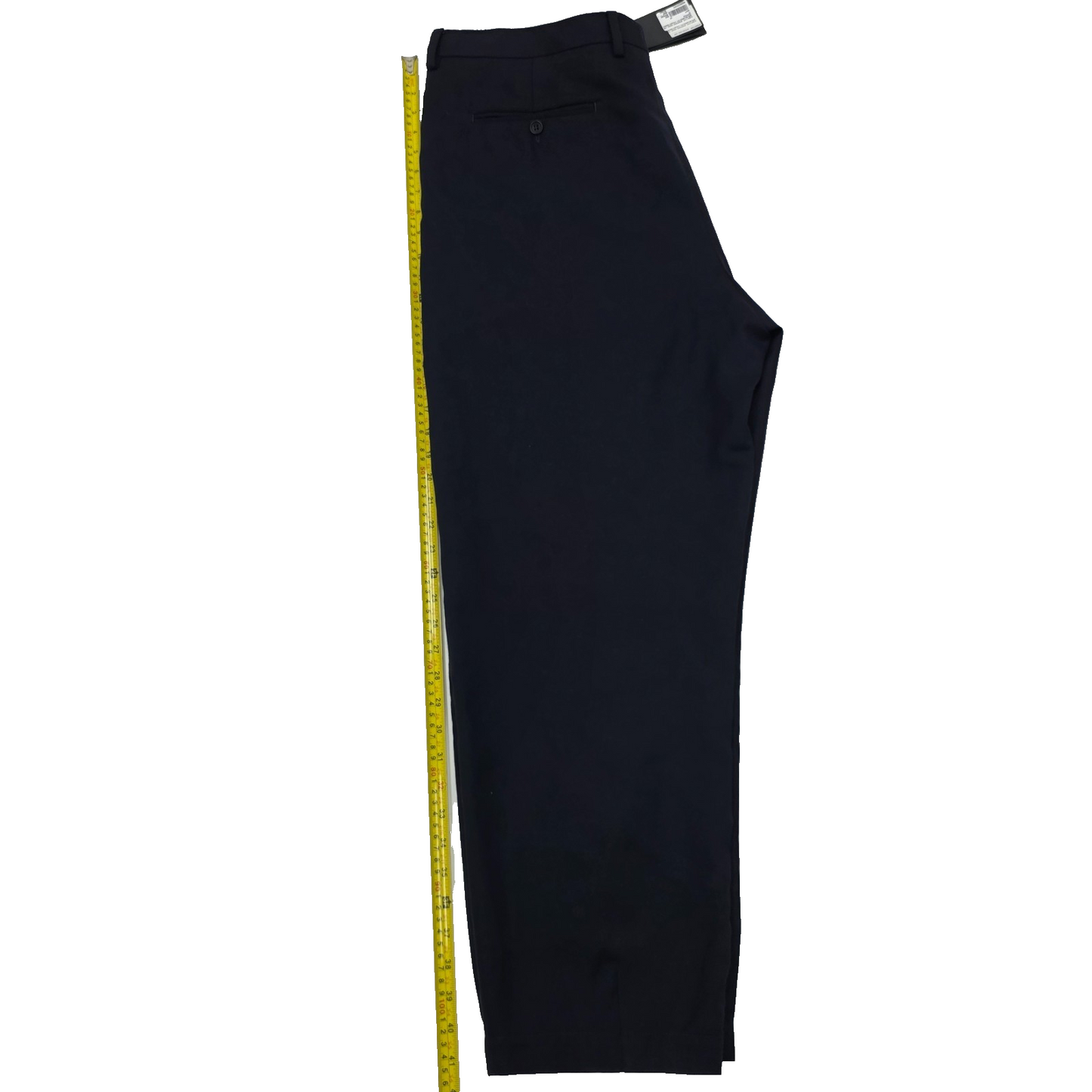Giorgio Armani Trousers Men's Navy Pleated Straight Trousers Us 56 BNWT