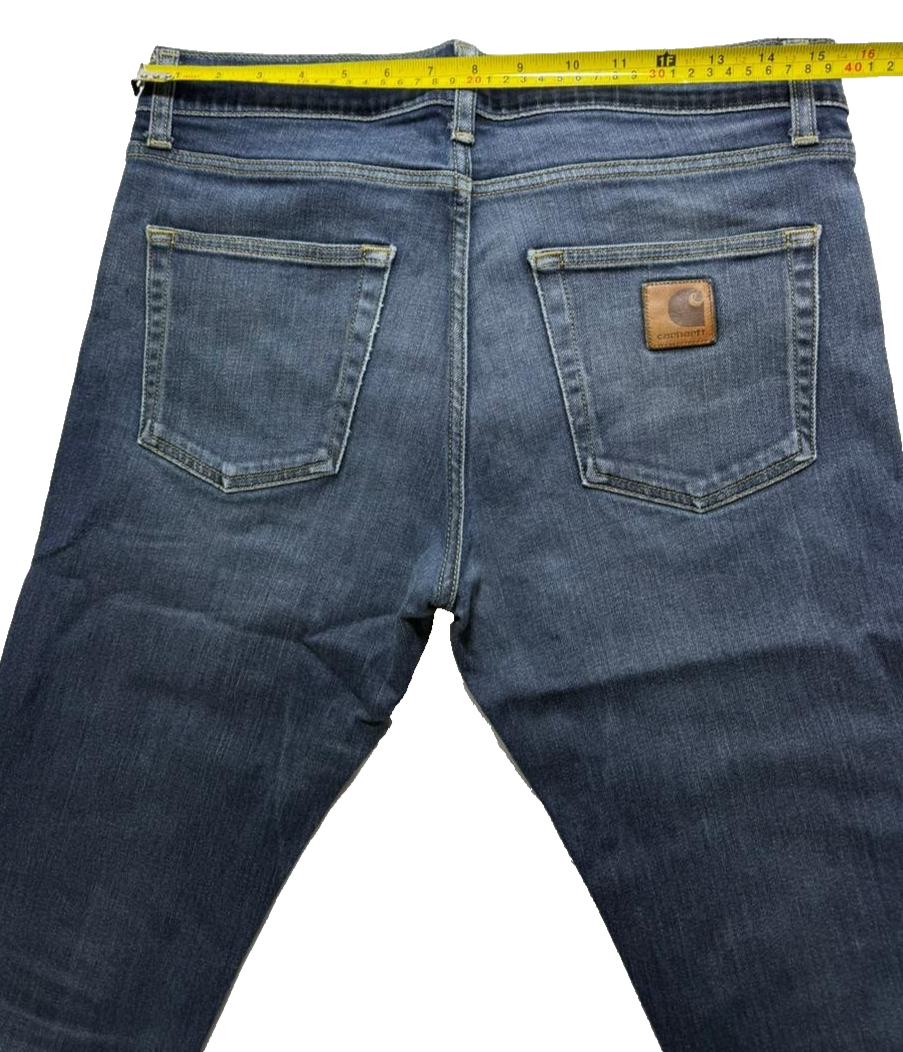 Carhartt Men's Rugged Relaxed Straight Jeans 32 X 32 | Blue | Made In Tunisia