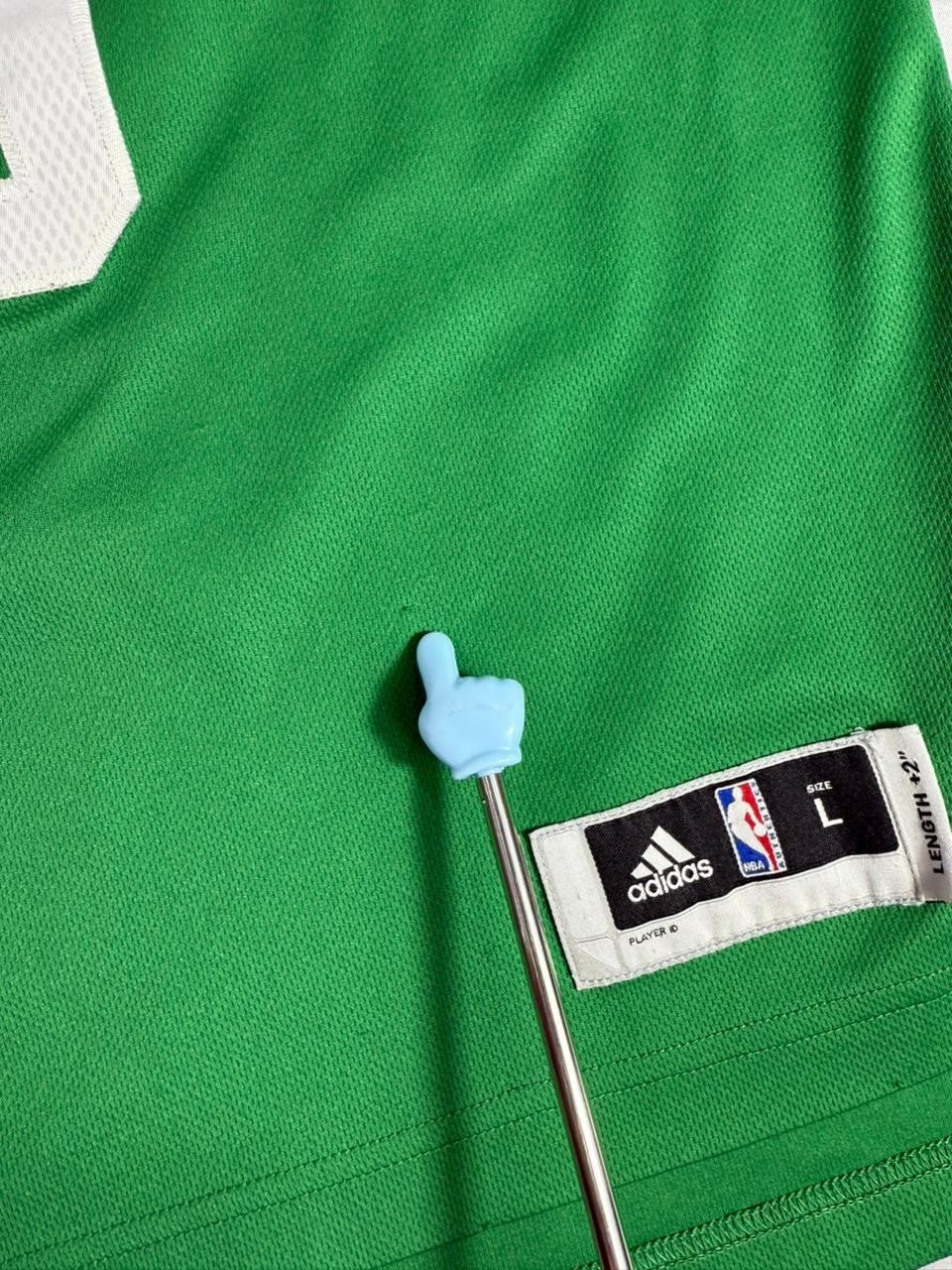 Boston Celtics Rajon Rondo #9 Adidas NBA Jersey Men's L Length +2 Green