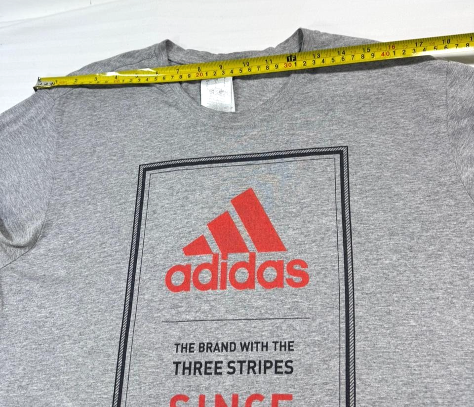 Adidas The Go To Tee Men's T-Shirt In Grey - Size L