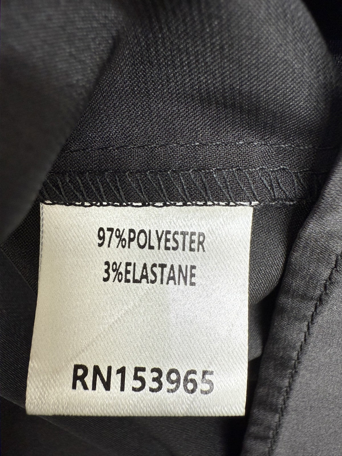 Area Stars Black Pleated Button Down Long Sleeve Blouse M